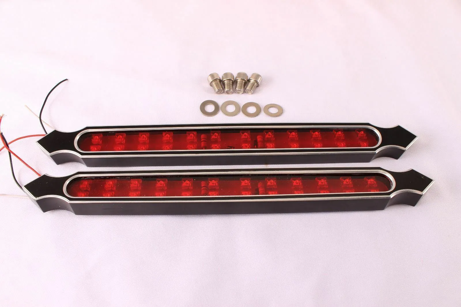 12" Harley LED Fender Brake FENDER Tail Light Turn SIGNAL BLINKERS Saddlebags