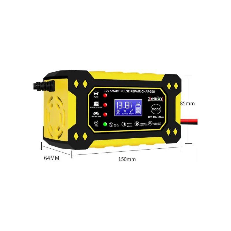 12V Intelligent Pulse Charger With Lcd Q-Dp1520