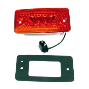 4-9/16" X 2-1/4" Red Cab Led Light With 3 Leds And Red Lens | F235263