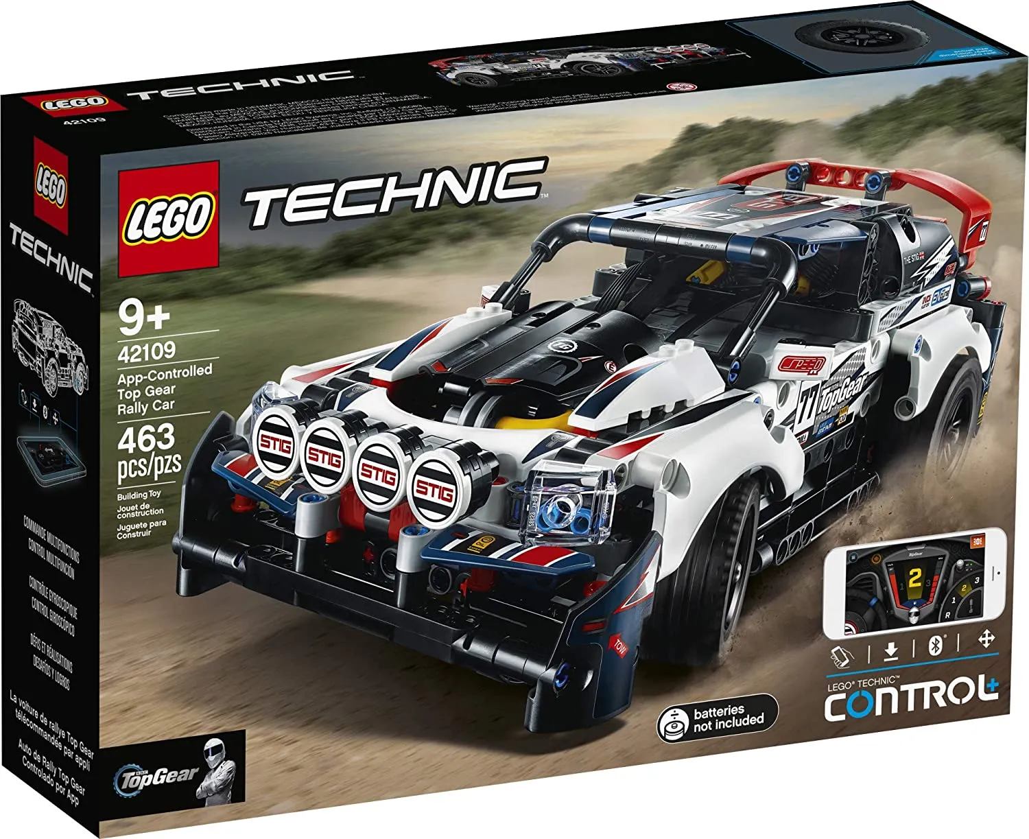 42109 App-Controlled Top Gear Rally Car