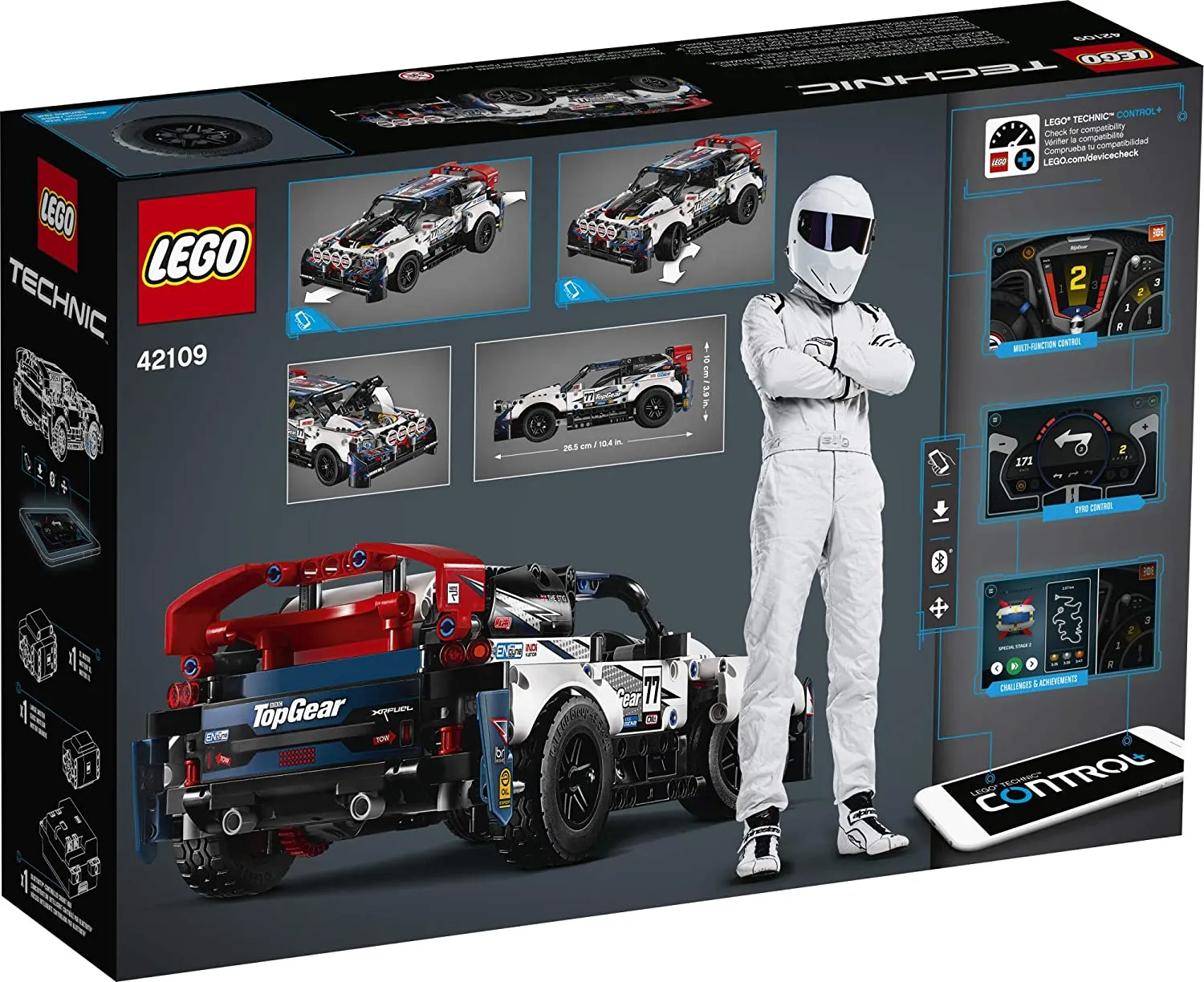 42109 App-Controlled Top Gear Rally Car