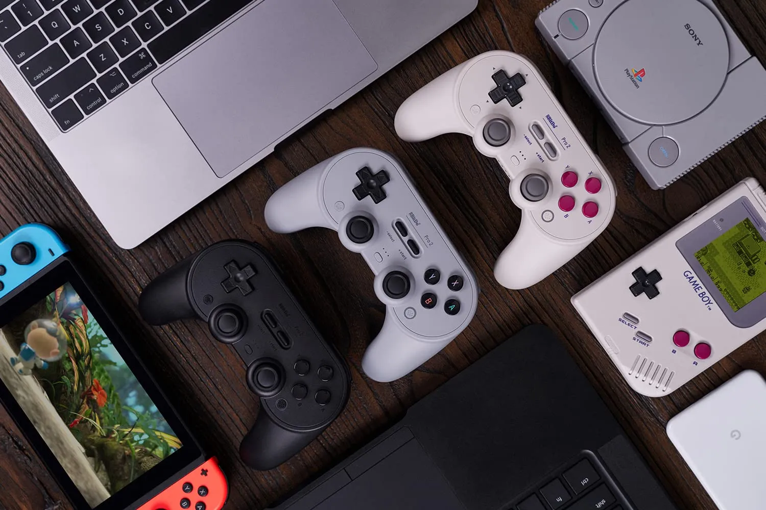 8BitDo Pro 2 Bluetooth Controller (Gray Edition)