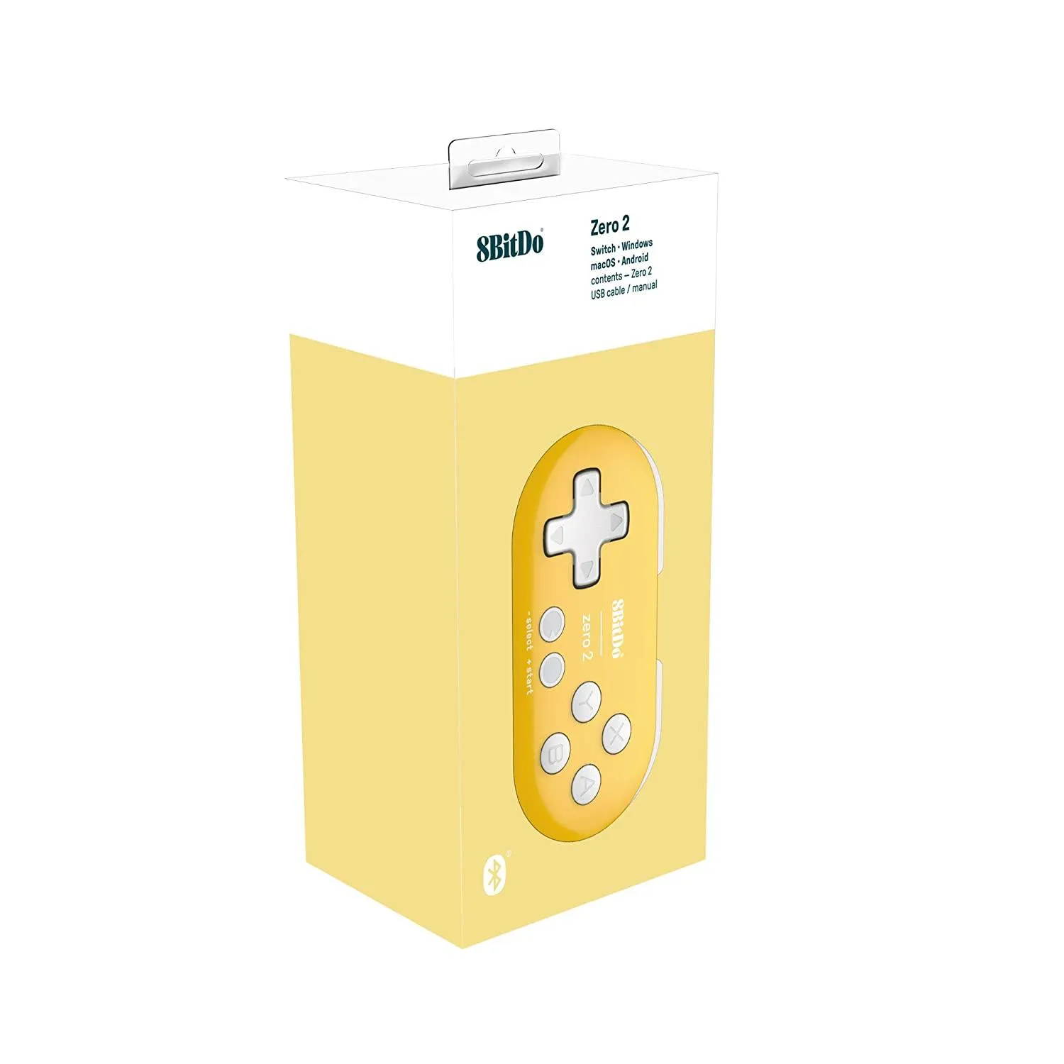 8Bitdo Zero 2 Bluetooth Gamepad Yellow Edition (Switch/Windows/MacOS/Android)