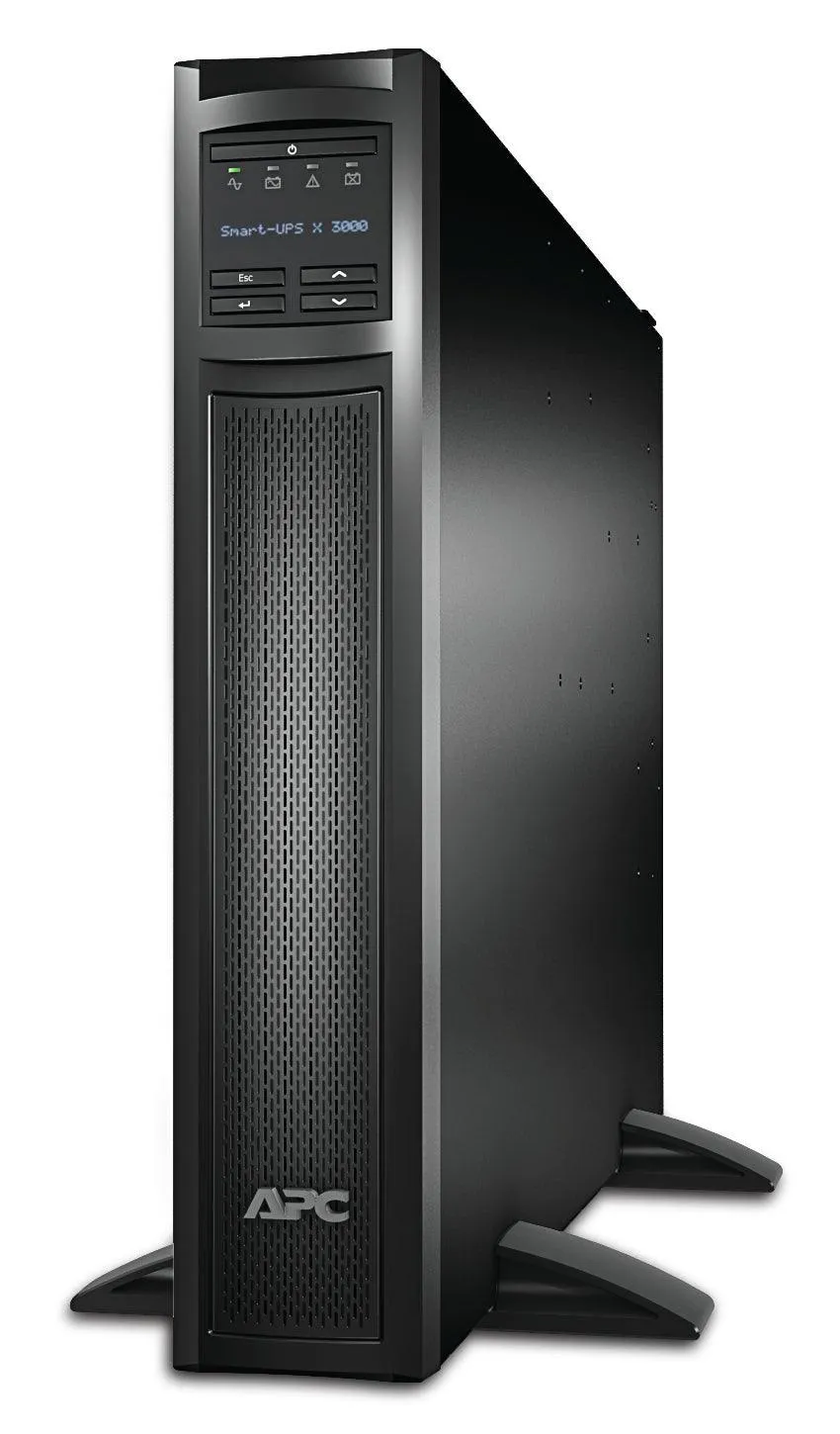 APC Smart-UPS X - 3000VA | Rack|Tower | LCD | 200-240V | Network Card | 37.32kg | Black (SMX3000RMHV2UNC)