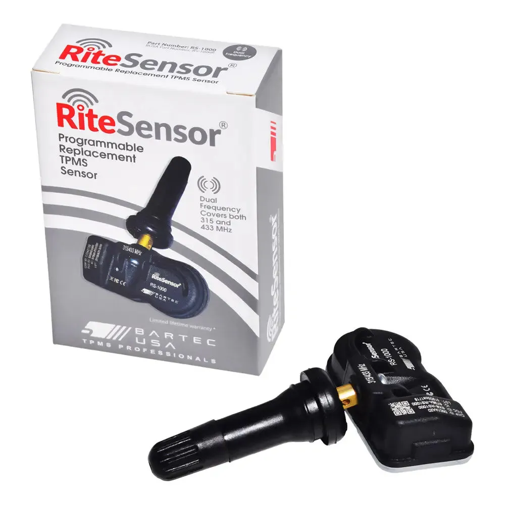 Bartec RS-1000-10R RITESensors TPMS Sensor Bundle, Dual Frequency (315/433MHz), Pack of 10