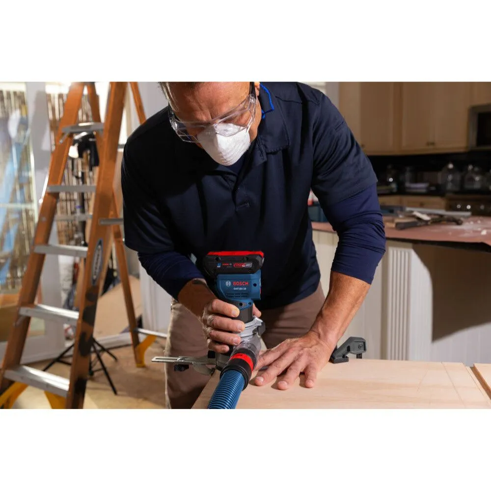 Bosch GKF18V-25PL14 18V Brushless Colt Palm Router Kit with (1) CORE18V 4 Ah Advanced Power Battery and Plunge Base