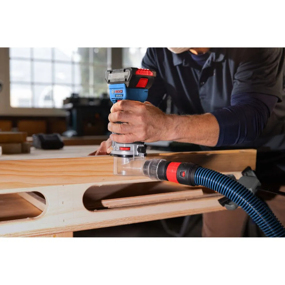 Bosch GKF18V-25PL14 18V Brushless Colt Palm Router Kit with (1) CORE18V 4 Ah Advanced Power Battery and Plunge Base