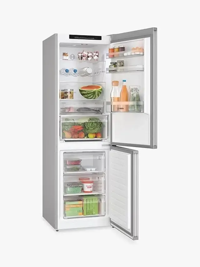 Bosch Series 4 KGN362LDFG 60/40 Frost Free Fridge Freezer - Stainless Steel Effect