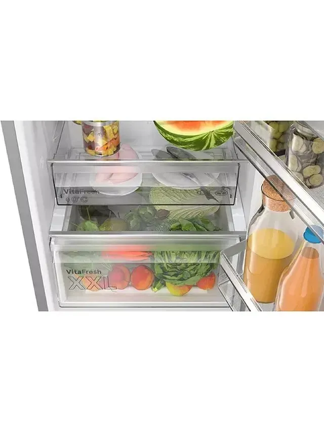 Bosch Series 4 KGN362LDFG 60/40 Frost Free Fridge Freezer - Stainless Steel Effect