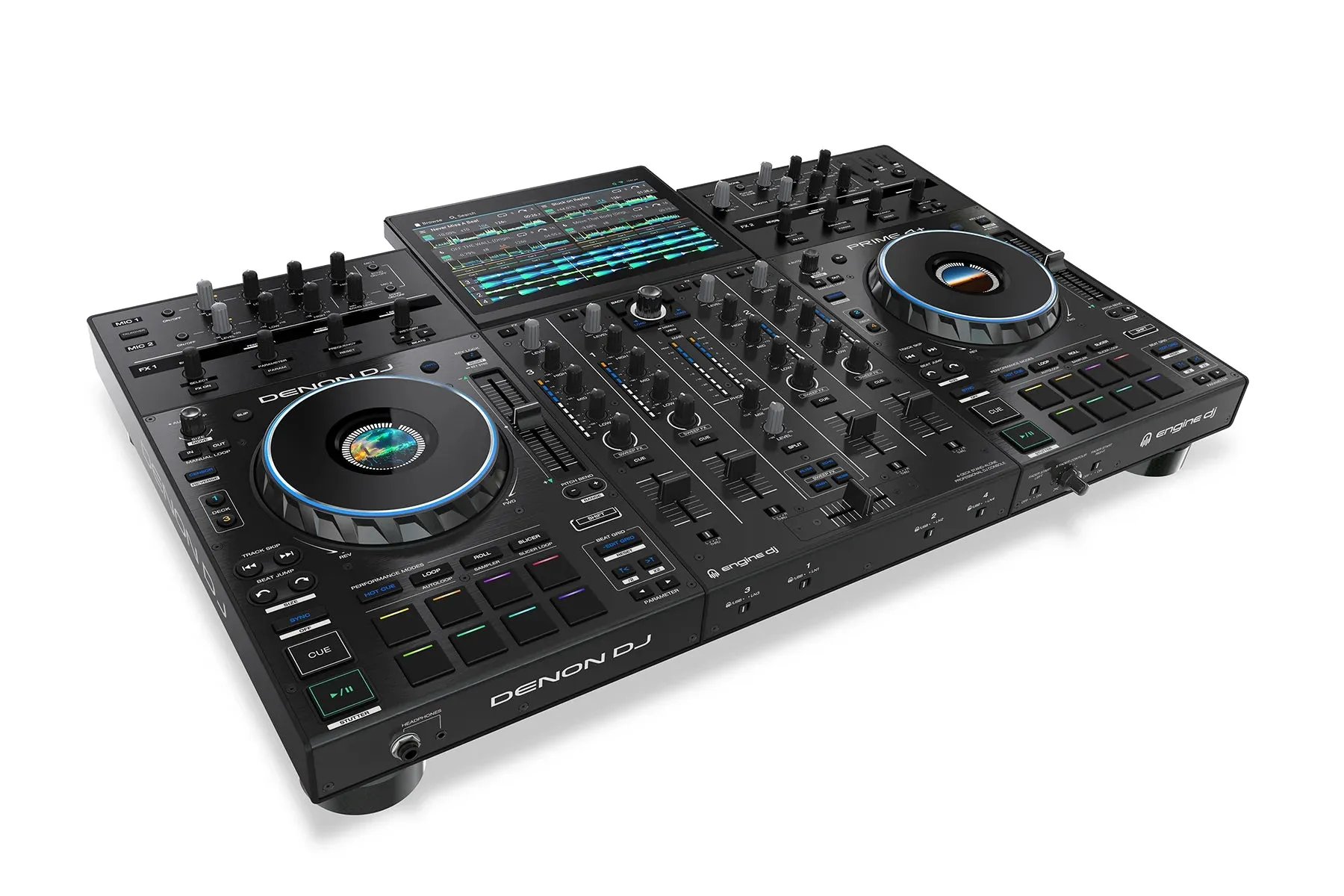 Denon DJ PRIME4  4-Deck Standalone DJ Controller w/Wi-Fi & Streaming