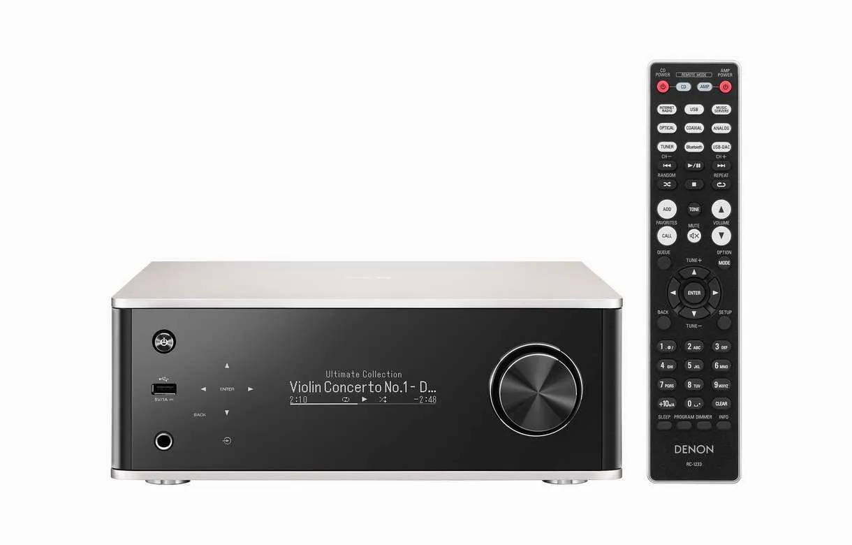 Denon PMA-150H High-Performance Integrated Network Amplifier with Built-in HEOS Streaming