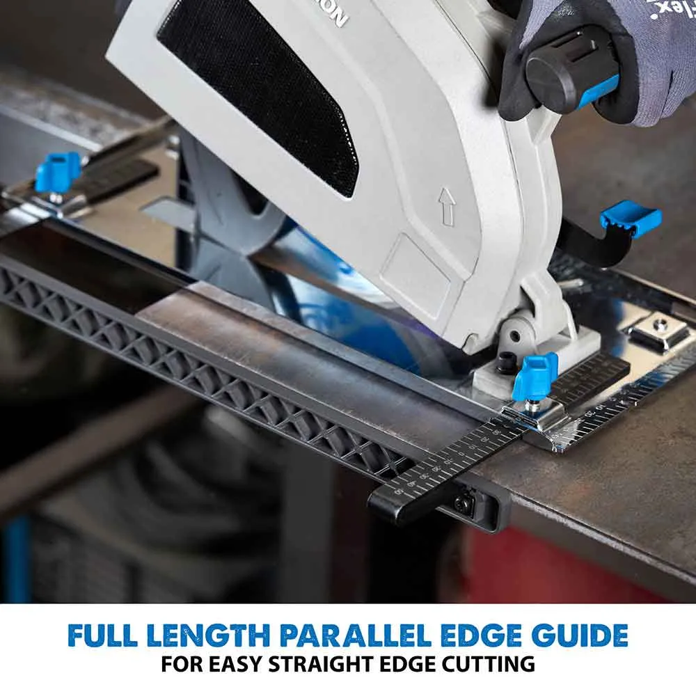 Evolution S210CCS: Metal Cutting Circular Saw with 8-1/4 In. Mild Steel Cutting Blade and Chip Collection