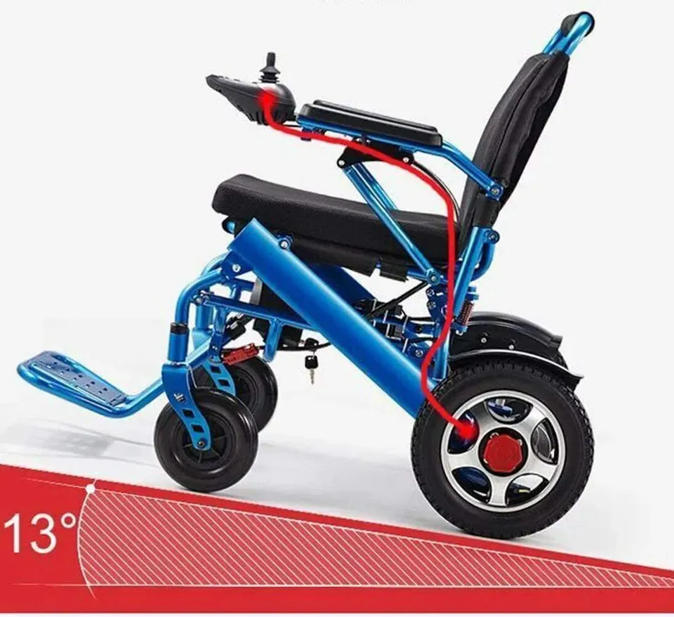 Folding Electric Powered Mobility Wheelchair: Lightweight, Motorized, and Convenient I Moel M3411230