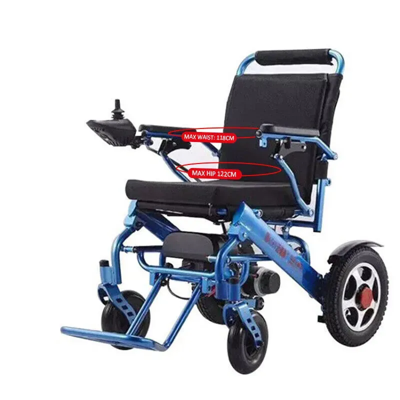 Folding Electric Powered Mobility Wheelchair: Lightweight, Motorized, and Convenient I Moel M3411230