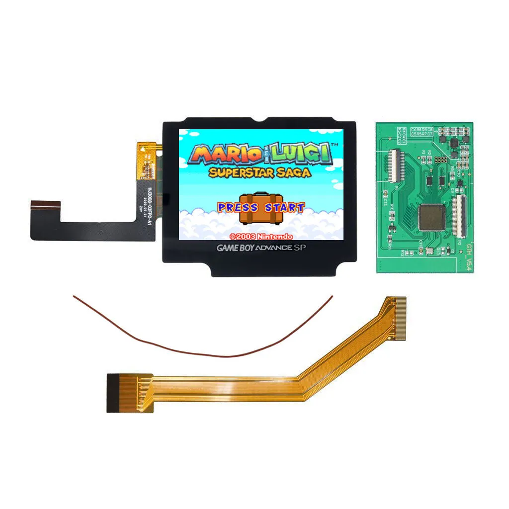 Game Boy Advance SP IPS LCD Backlight Kit with Laminated Lens Old Version - Cloud Game Store