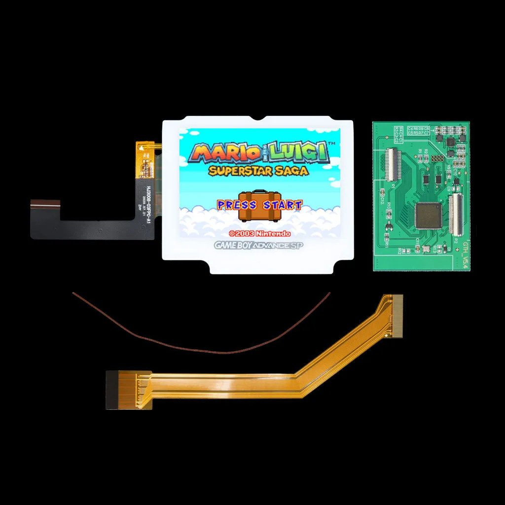 Game Boy Advance SP IPS LCD Backlight Kit with Laminated Lens Old Version - Cloud Game Store