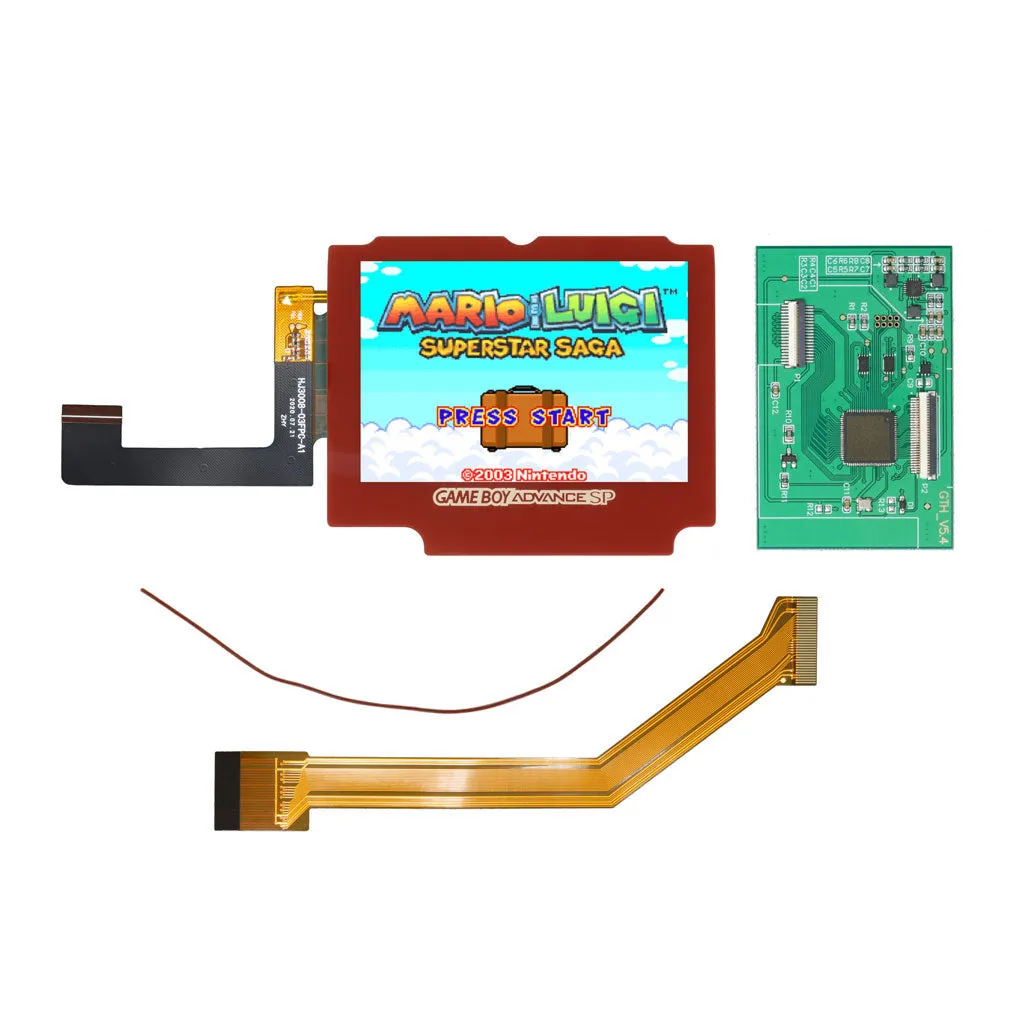 Game Boy Advance SP IPS LCD Backlight Kit with Laminated Lens Old Version - Cloud Game Store