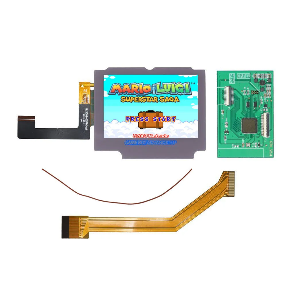 Game Boy Advance SP IPS LCD Backlight Kit with Laminated Lens Old Version - Cloud Game Store