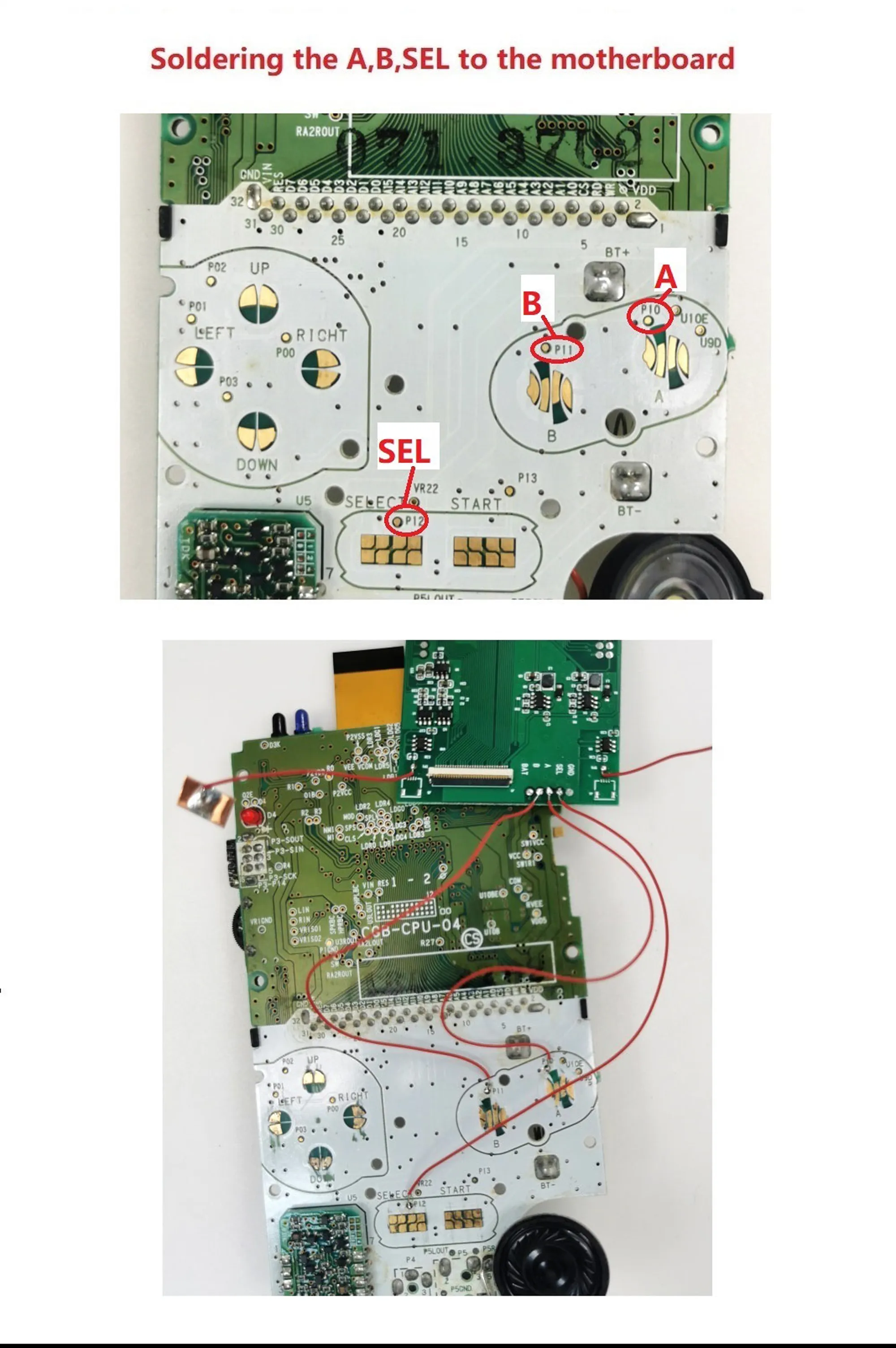 Game Boy Color Q5 OSD IPS Kit with Color Changing Logo - Hispeedido