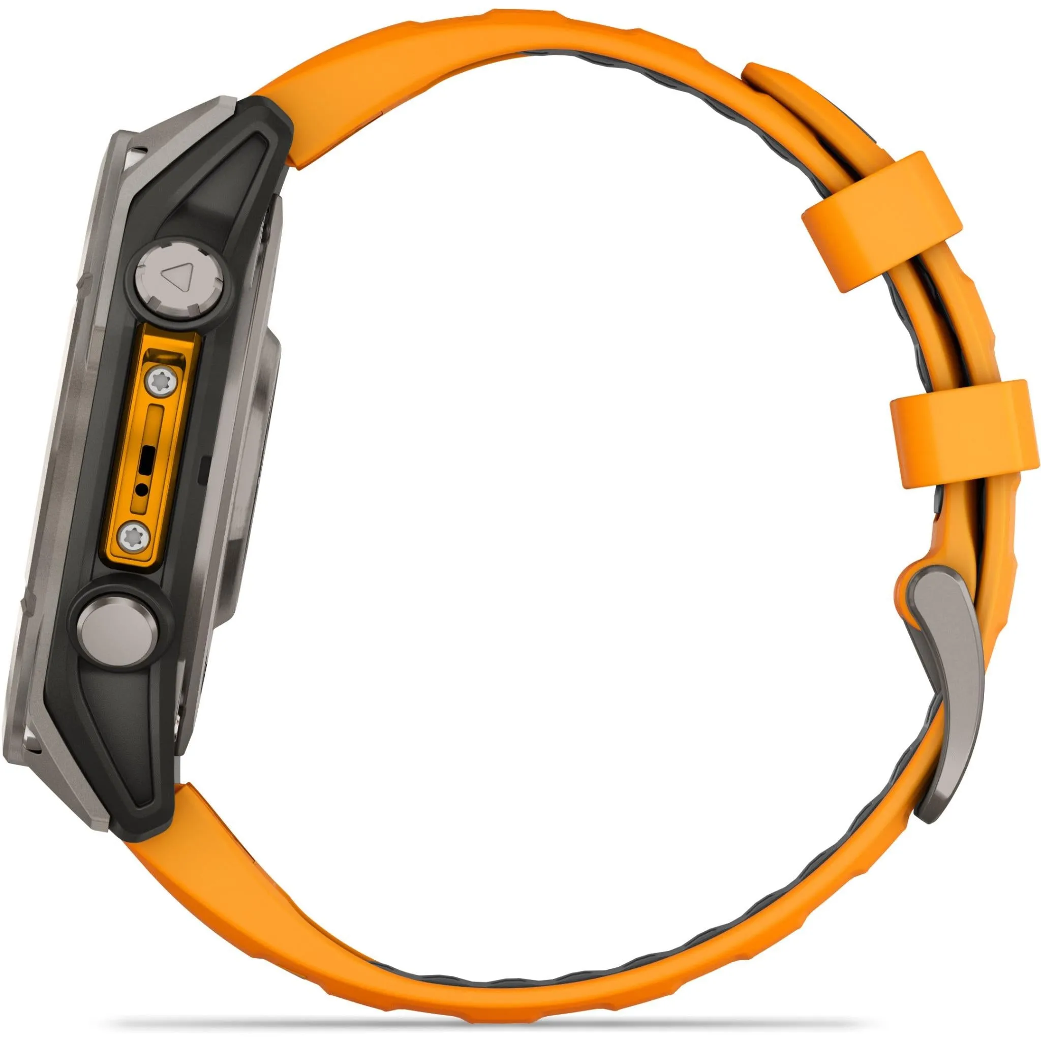 Garmin fenix® 8 47mm AMOLED Sapphire Edition Titanium with Spark Orange   Graphite Band