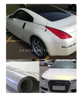 Glossy White Maximus Car Vinyl Wrap Film RF