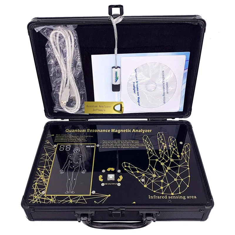 Hand Touch Quantum Resonance Magnetic Analyzer Full Body Analyzer 39 rapports