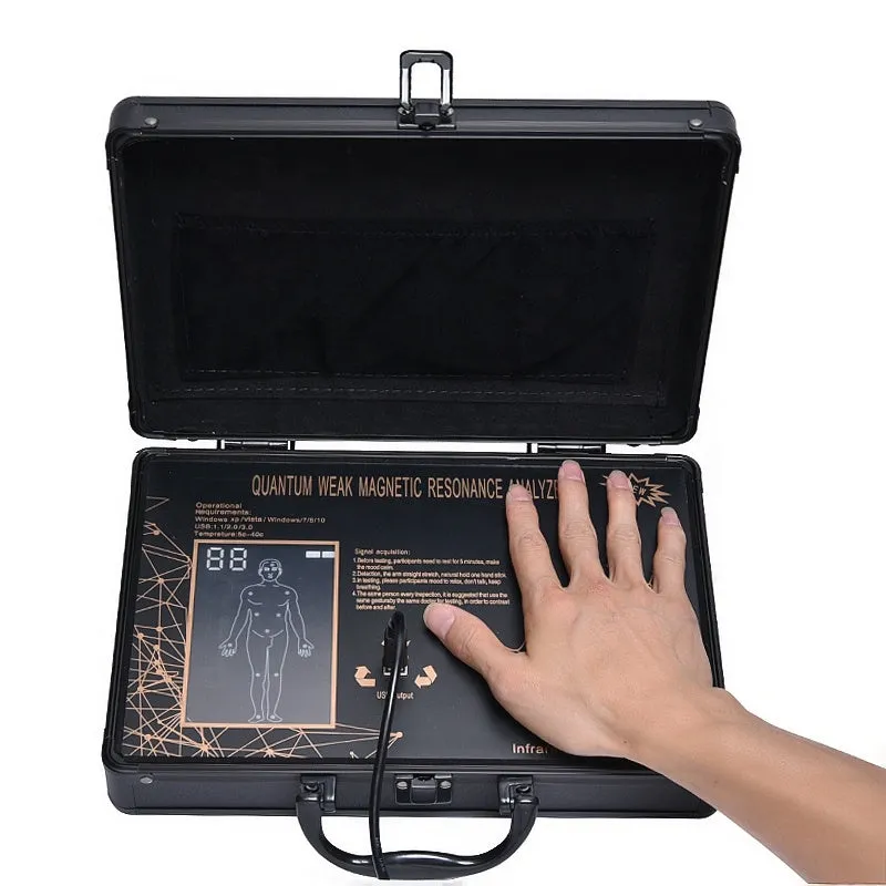 Hand Touch Quantum Resonance Magnetic Analyzer Full Body Analyzer 39 rapports