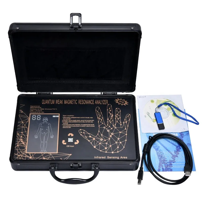 Hand Touch Quantum Resonance Magnetic Analyzer Full Body Analyzer 39 rapports