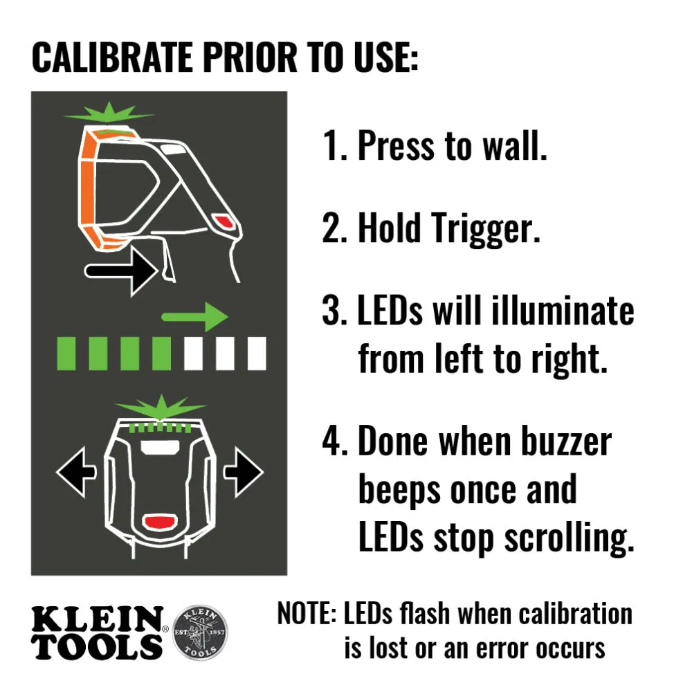 Klein ESF150LL Electronic Stud Finder with Cross-Line Lasers