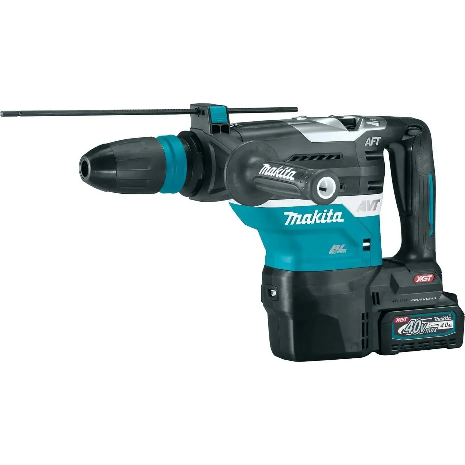 Makita 40V Max XGT‚® 1-9/16" Brushless SDS-MAX AVT‚® Rotary Hammer Kit, 4.0Ah