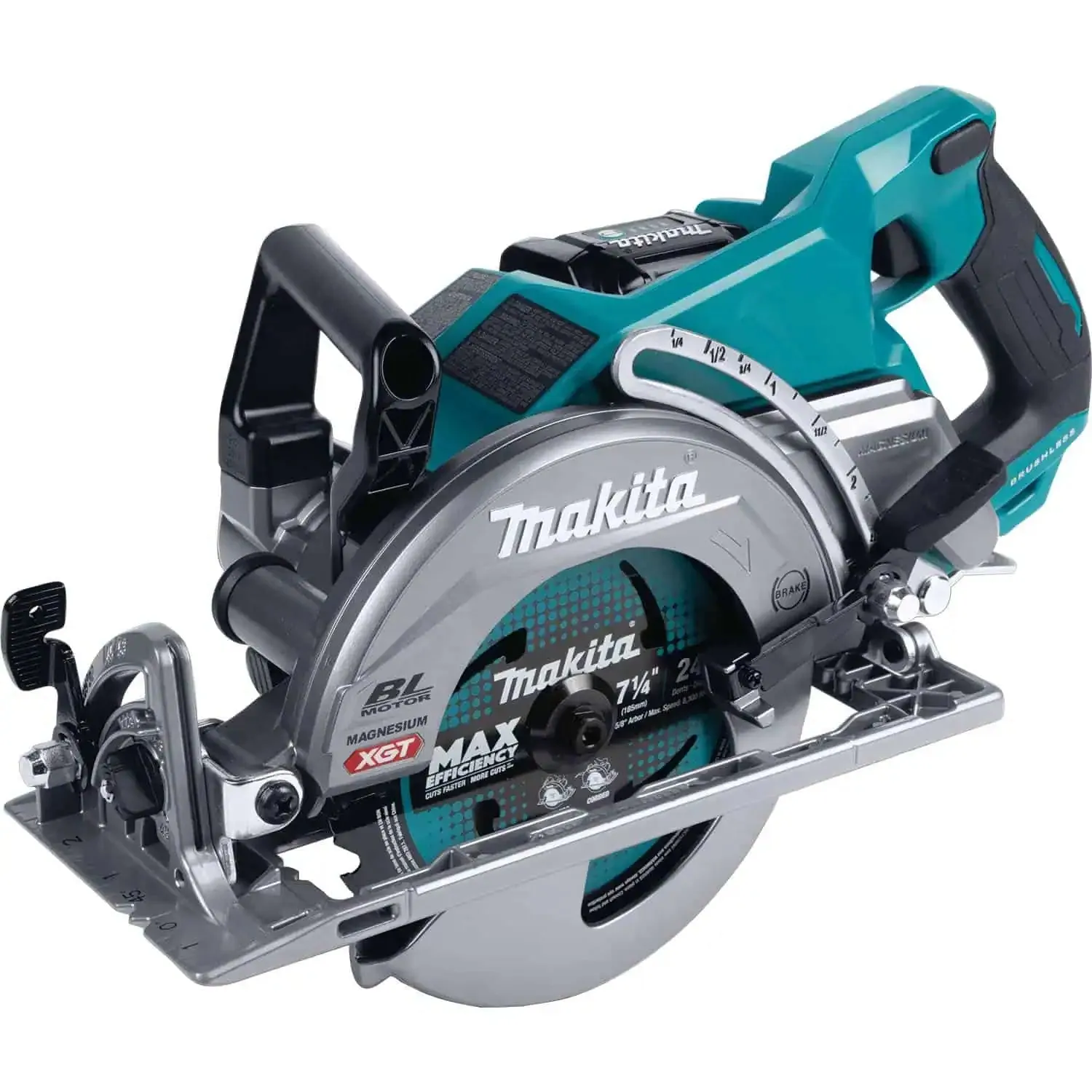 Makita 40V Max XGT‚® 7-1/4" Rear Handle Circular Saw Kit, 4.0Ah