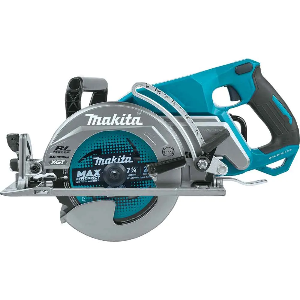 Makita GSR01M1 40V MAX XGT 7-1/4 Brushless Rear Handle Circular Saw Kit w/4.0 Ah