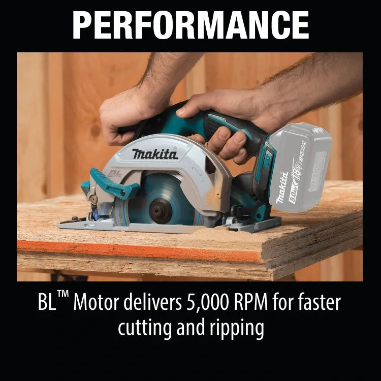 Makita XSH03Z 18V LXT® Lithium-Ion Brushless Cordless 6-1/2" Circular Saw (Tool Only)