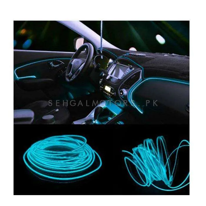 Maximus EL Glow Wire for Interior / Dashboard LED Light 2Meters (6ft) - Ice Blue