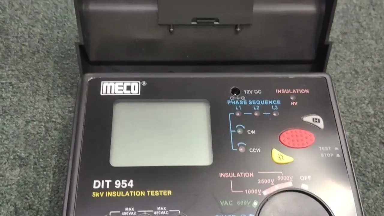 Meco DIT-954 200 GΩ Digital Insulation Tester