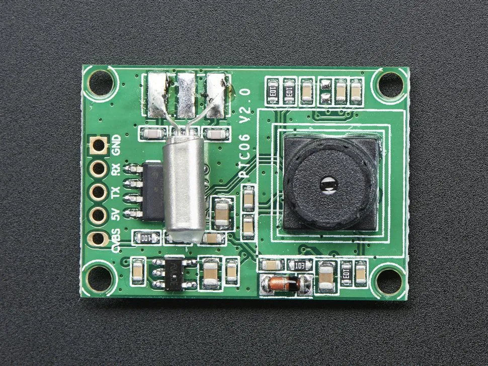 Miniature TTL Serial JPEG Camera with NTSC Video