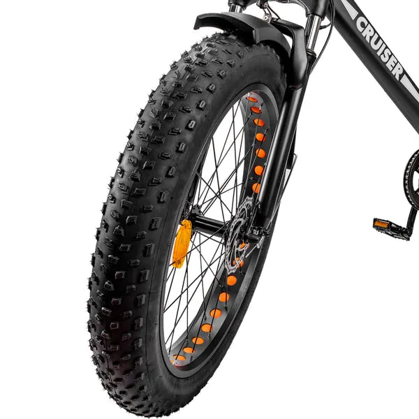 Nakto Cruiser 2 26" Beach Cruiser Fat Tire Electric Bike