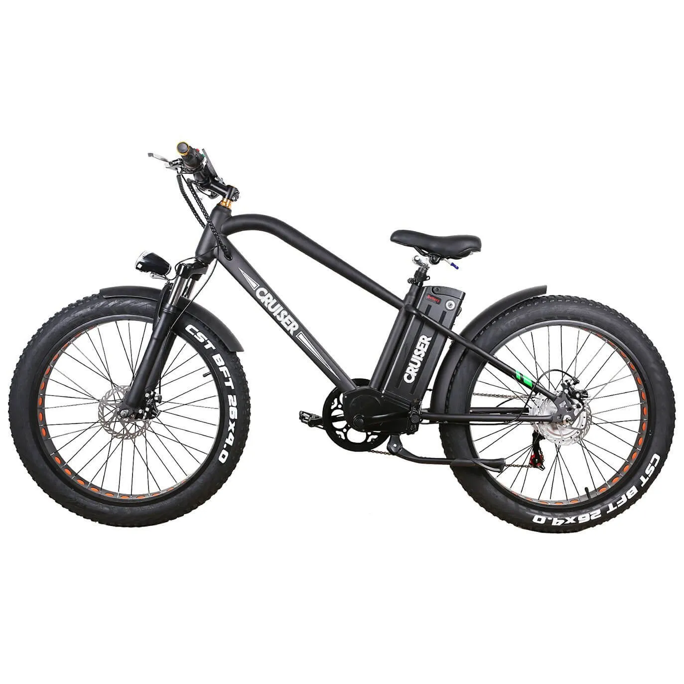 Nakto Super Cruiser 26" Fat Tire Beach Cruiser E-Bike