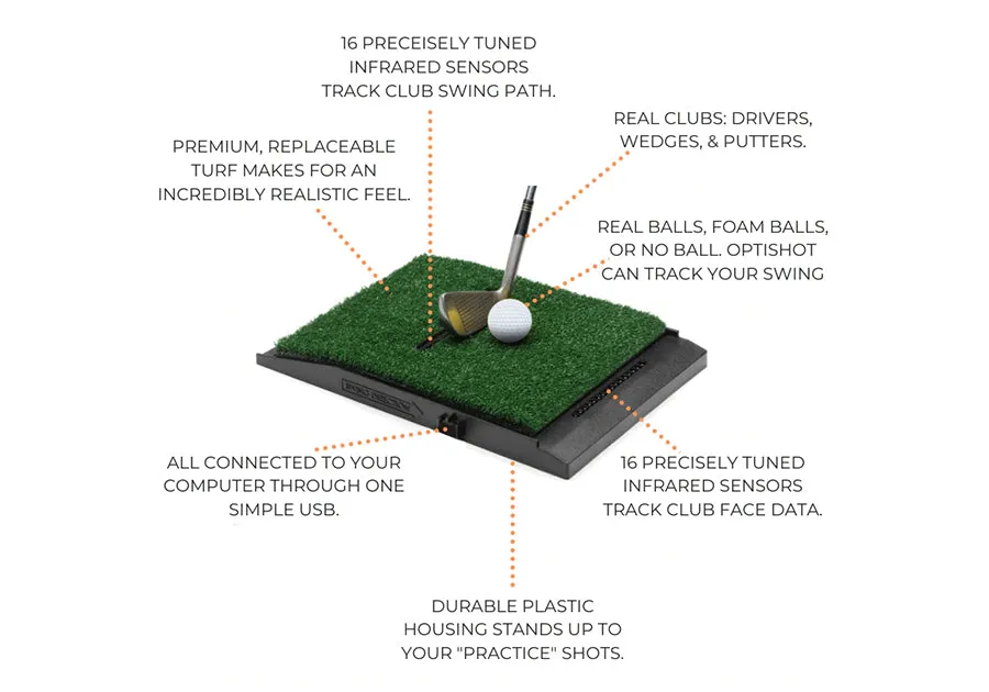 Optishot 2 Launch Monitor and Golf Simulator