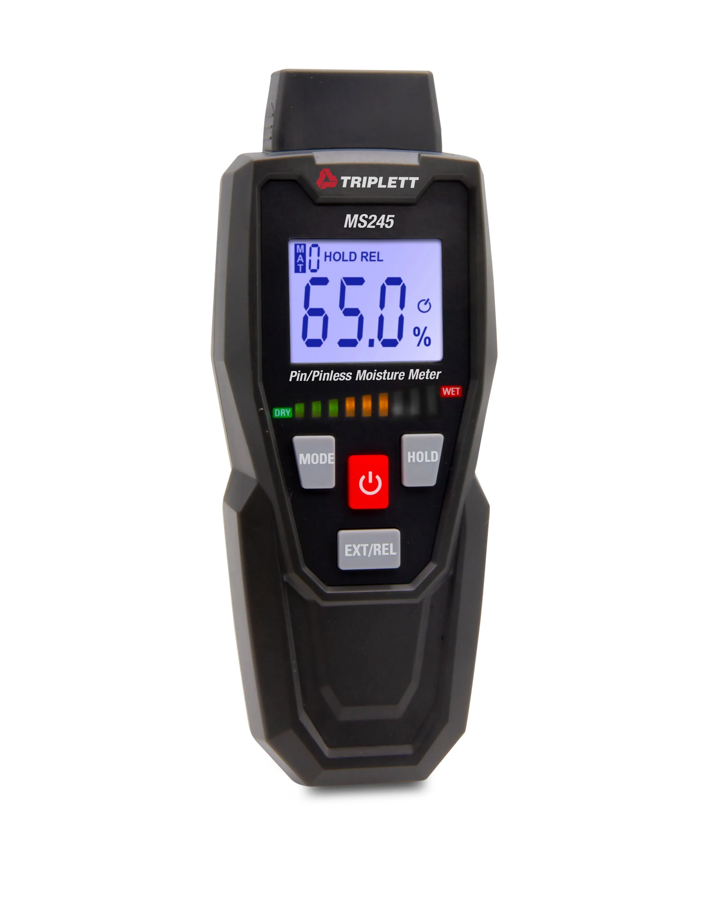 Pin/Pinless Moisture Meter with visual led moisture indicator- (MS245)