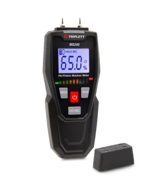 Pin/Pinless Moisture Meter with visual led moisture indicator- (MS245)