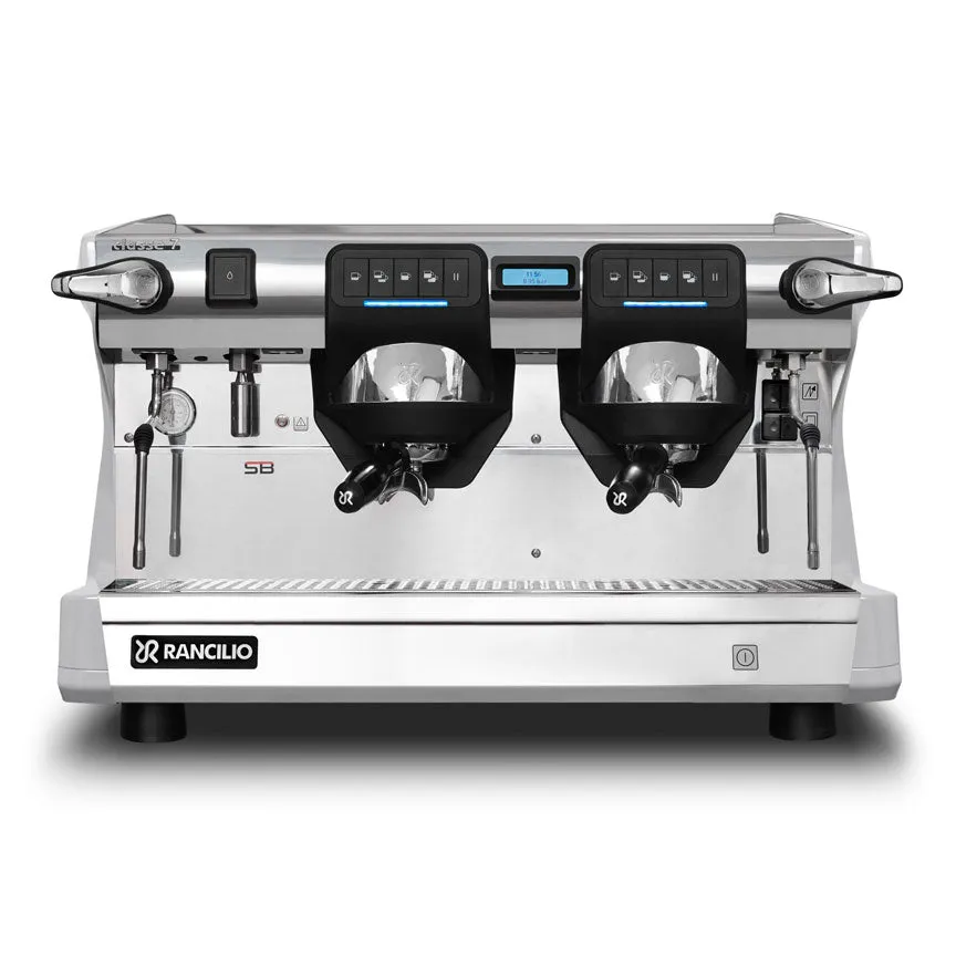 Rancilio Classe 7 USB 2 Group Volumetric Espresso Machine - Ice White