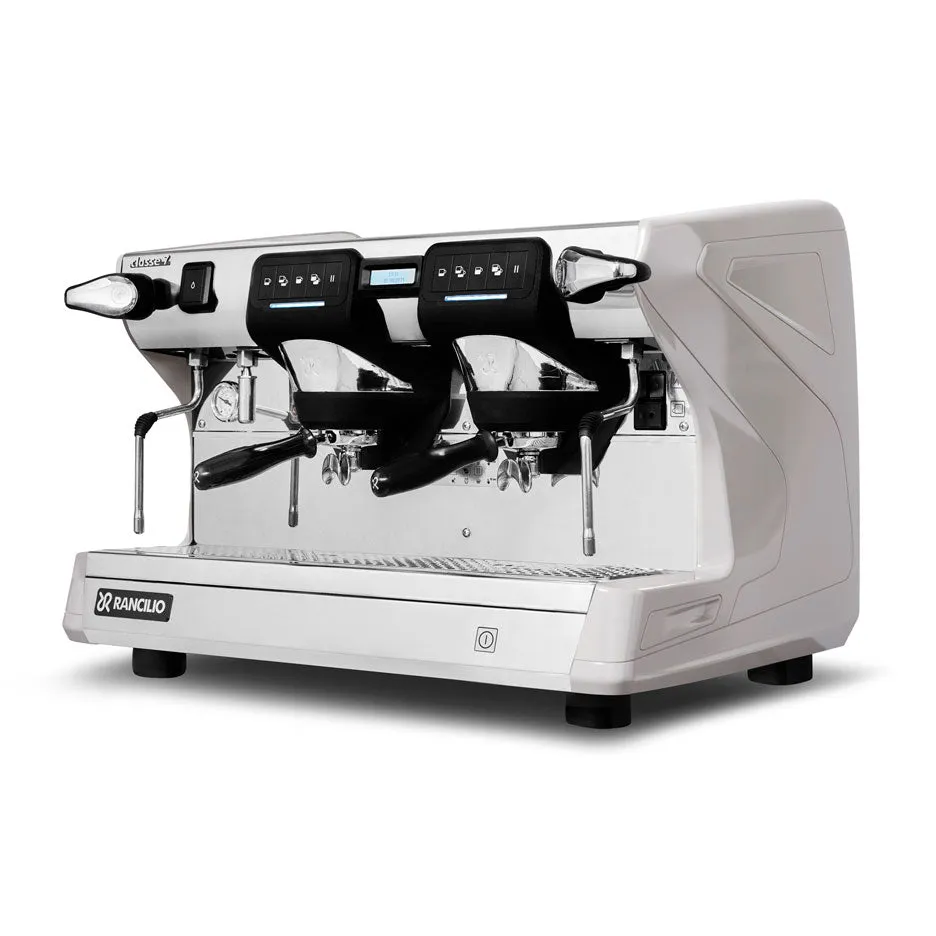 Rancilio Classe 7 USB 2 Group Volumetric Espresso Machine - Ice White