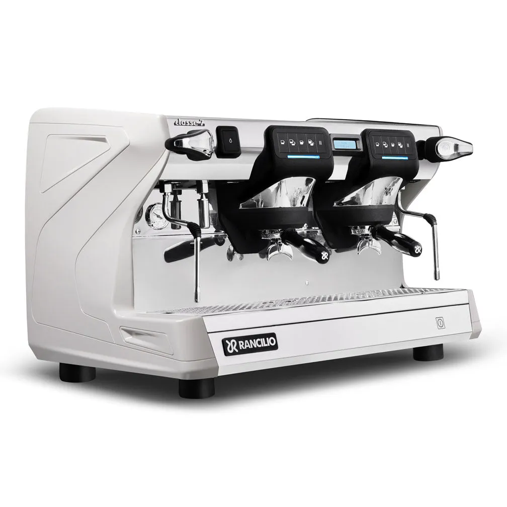 Rancilio Classe 7 USB 2 Group Volumetric Espresso Machine - Ice White