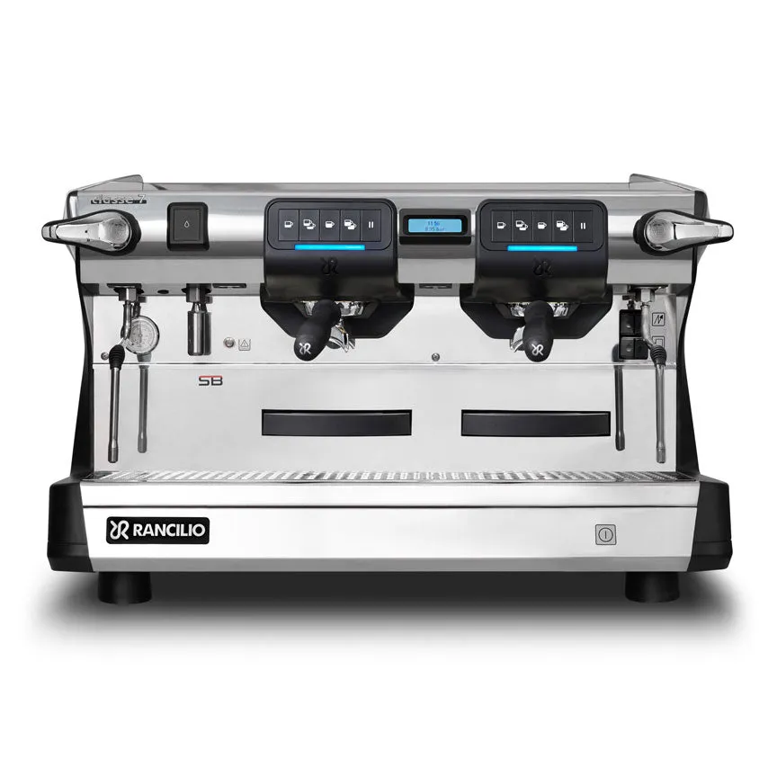 Rancilio Classe 7 USB Tall 2 Group Volumetric Espresso Machine - Anthracite Black