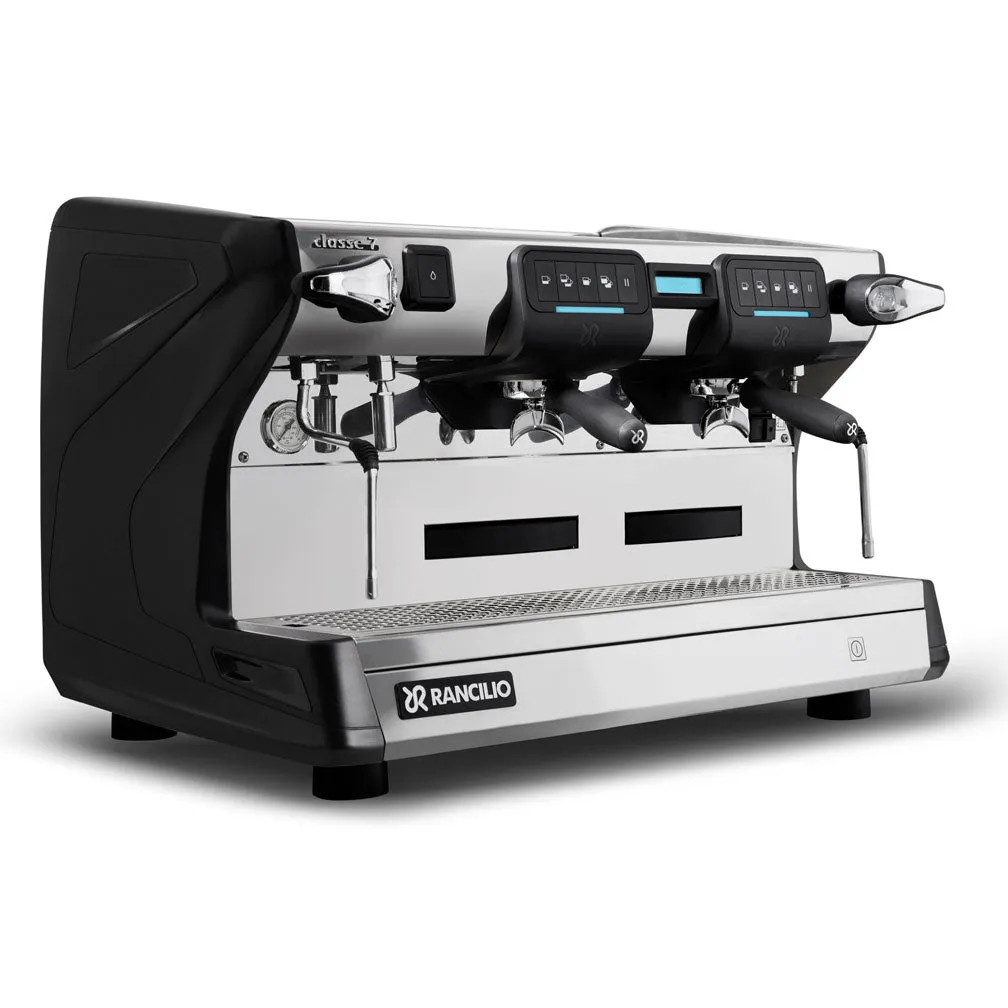 Rancilio Classe 7 USB Tall 2 Group Volumetric Espresso Machine - Anthracite Black