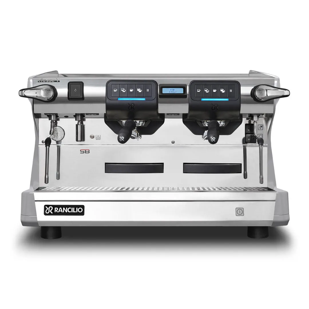 Rancilio Classe 7 USB Tall 2 Group Volumetric Espresso Machine - Grey