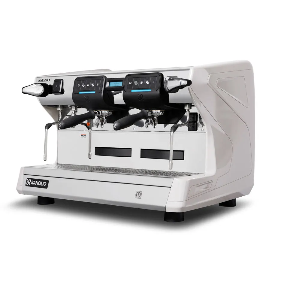 Rancilio Classe 7 USB Tall 2 Group Volumetric Espresso Machine - Ice White