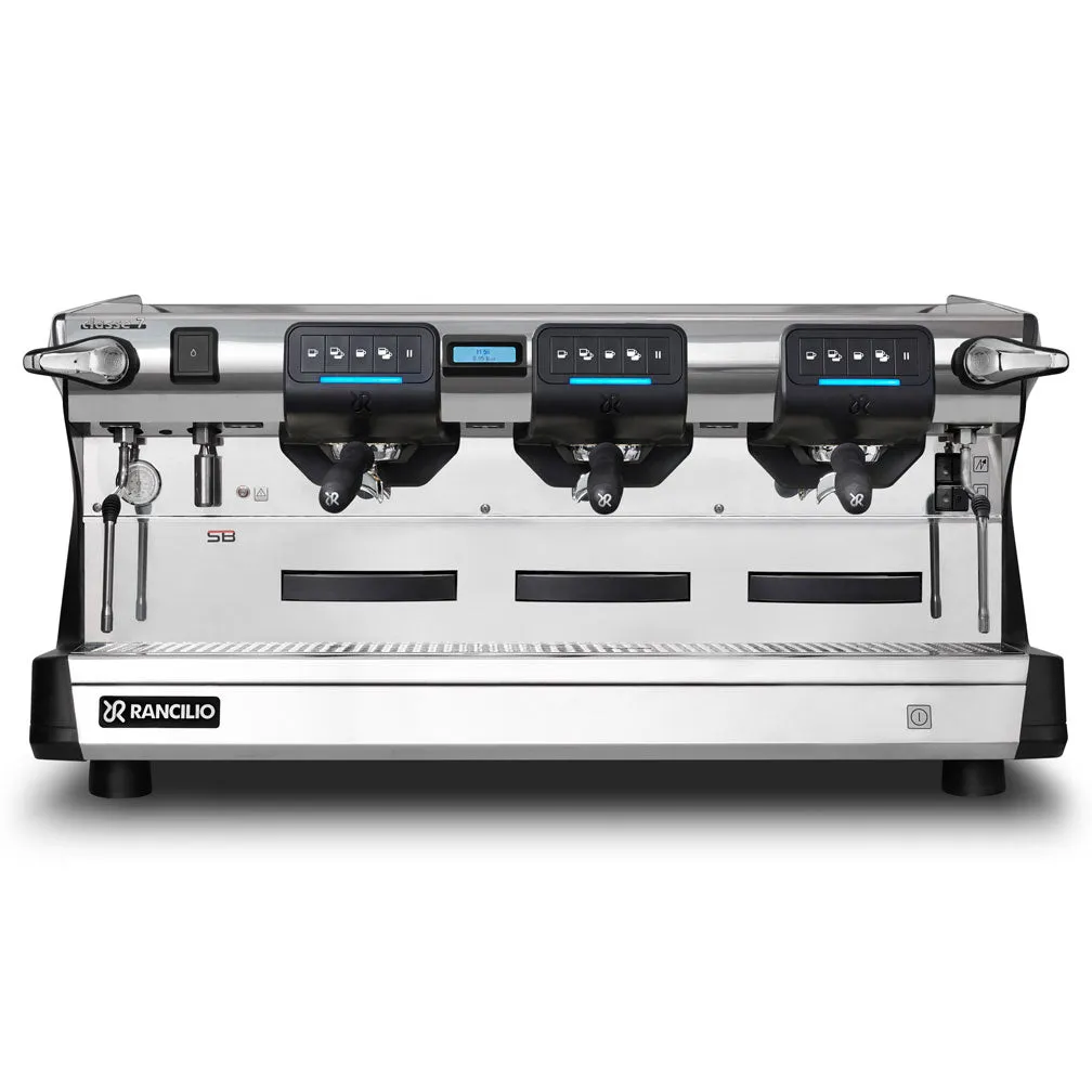 Rancilio Classe 7 USB Tall 3 Group Volumetric Espresso Machine - Anthracite Black