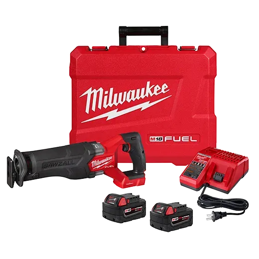 Reciprocating Saw - Milwaukee M18 FUEL™ SAWZALL® Recip Saw w/ ONE-KEY™ - 2 Battery XC5.0 Kit, 2822-22